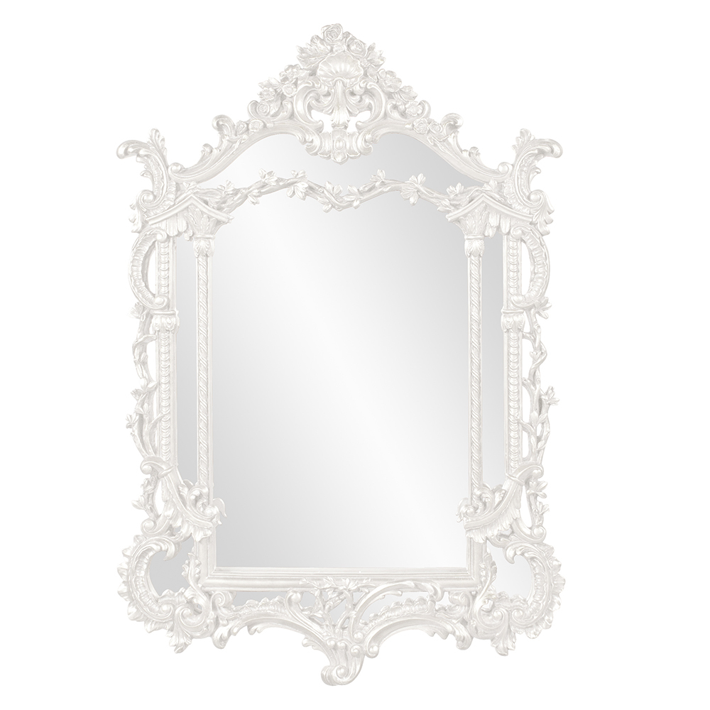 Arlington Mirror - Glossy White