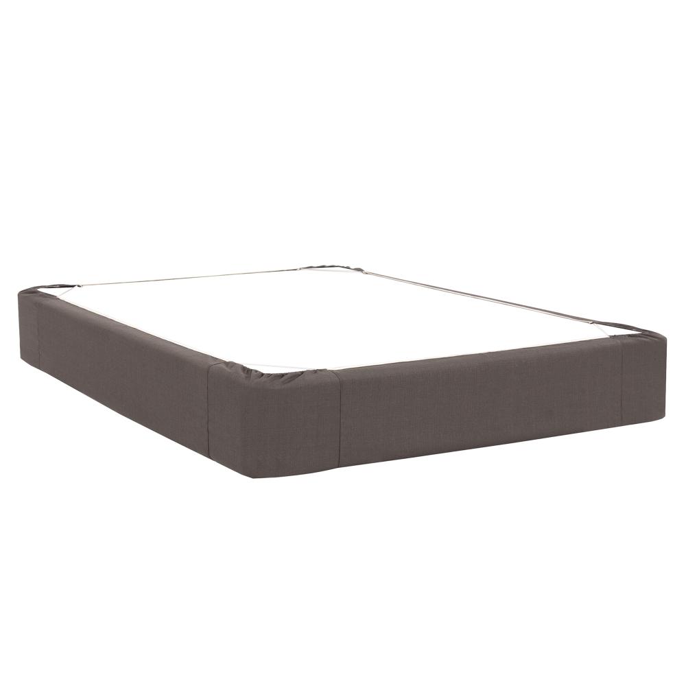 Twin Boxspring Cover Sterling Charcoal (Cover Only)