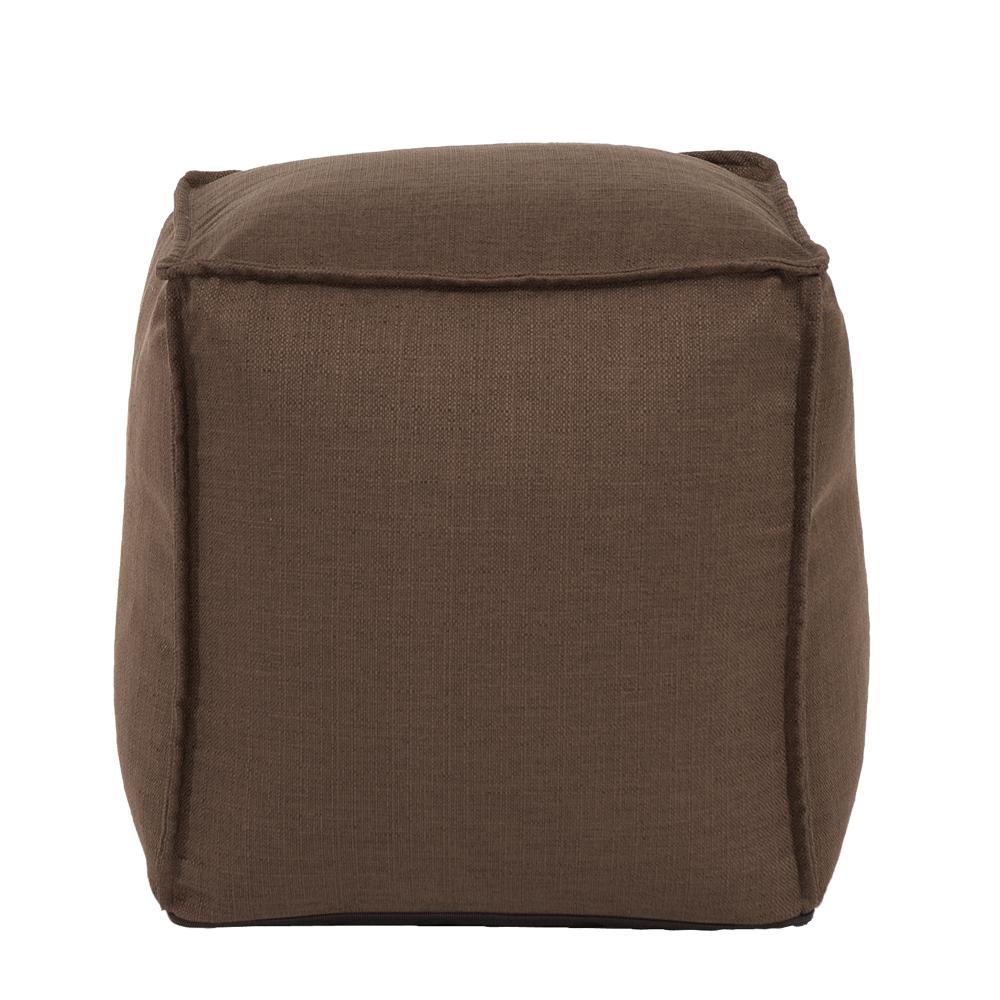 Square Pouf Sterling Chocolate