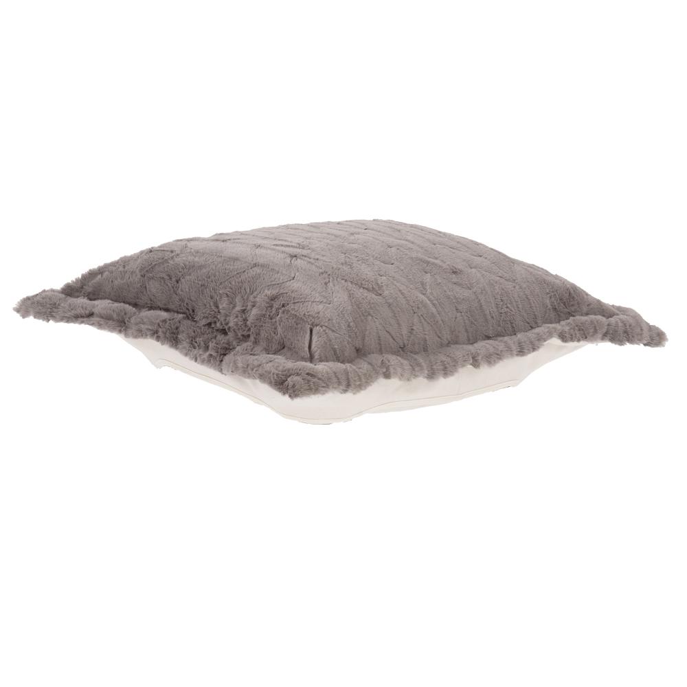 Puff Ottoman Cover Angora Stone (Cover Only)