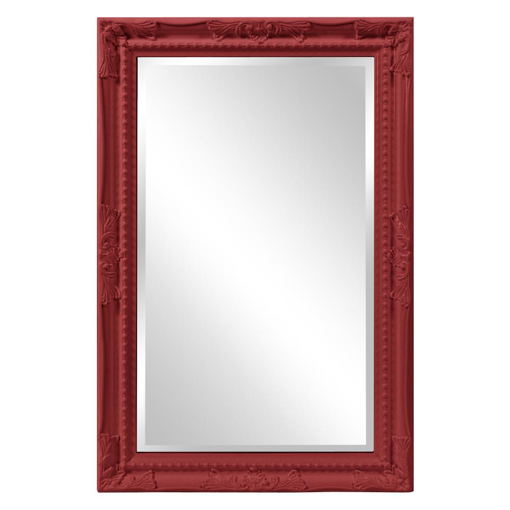 Queen Ann Mirror - Glossy Red