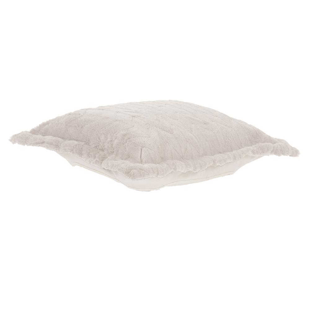 Puff Ottoman Cushion Angora Natural (Cushion and Cover Only)