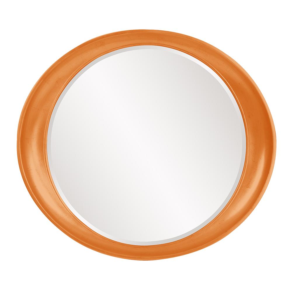 Ellipse Mirror - Glossy Orange