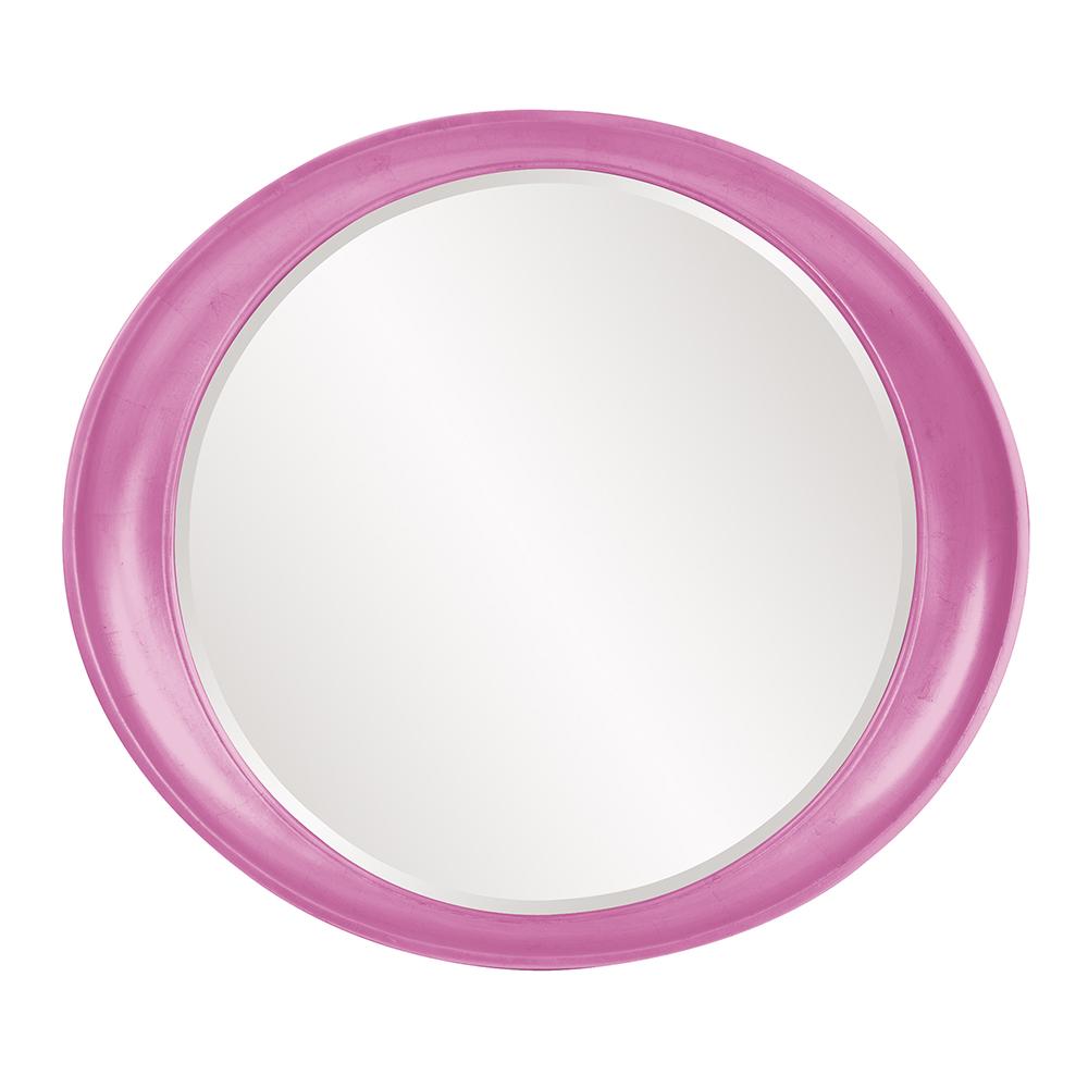 Ellipse Mirror - Glossy Hot Pink