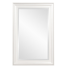 Howard Elliott 53049W - George Mirror - Glossy White