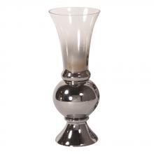 Howard Elliott 93010 - Smokey Glass Fluted Small Vase