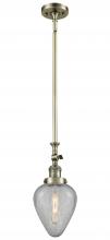  206-AB-G165 - Geneseo - 1 Light - 7 inch - Antique Brass - Stem Hung - Mini Pendant