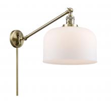 Innovations Lighting 237-AB-G71-L - Bell - 1 Light - 12 inch - Antique Brass - Swing Arm