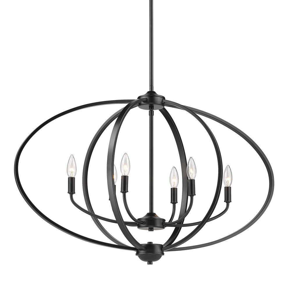 Colson BLK Linear Pendant in Matte Black