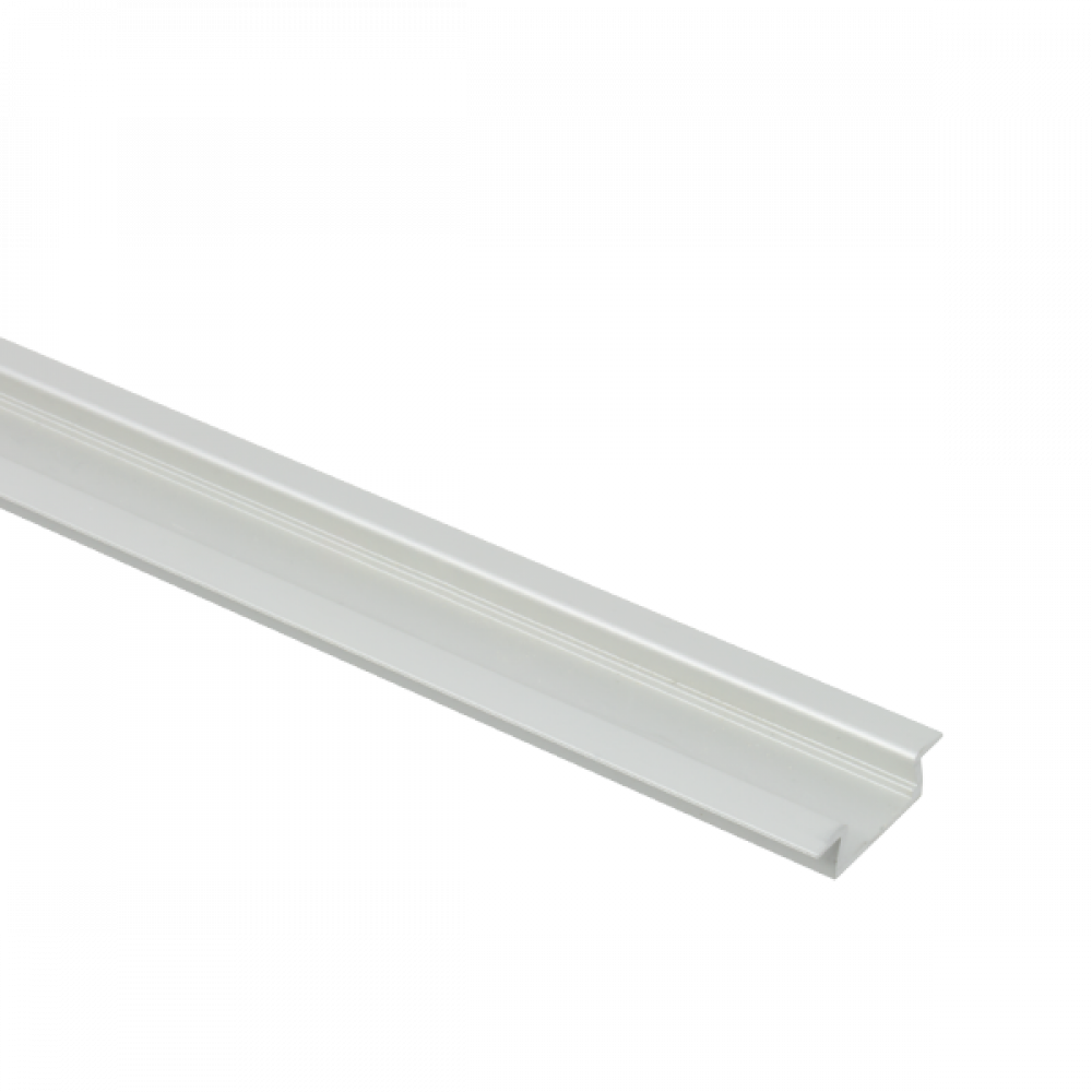 PREMIUM MINI EXTRUSION, DOUBLE FLANGE, ANOD. ALUM , 1M