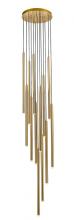 Avenue Lighting HF2801-AB - Filmore Ave. 13 Light Multi Pendant in Black