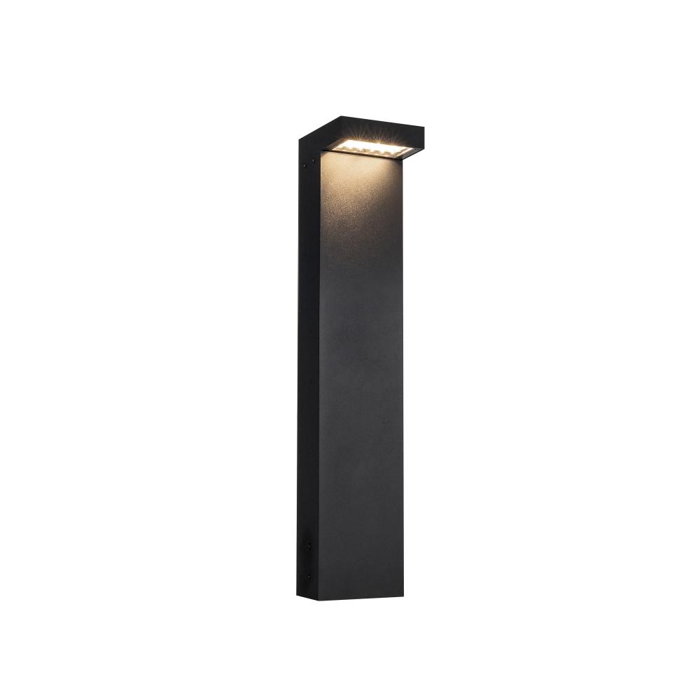 Evans 24-in Black LED Exterior Bollard