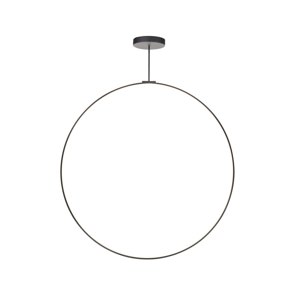 Cirque 60-in Black LED Pendant