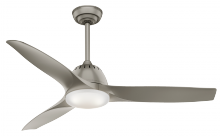 Casablanca Fan Company 59152 - Casablanca 52 inch Wisp Painted Pewter Ceiling Fan with LED Light Kit and Handheld Remote