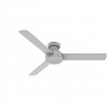 Hunter 52406 - Hunter 52 inch Presto Dove Grey Low Profile Ceiling Fan and Wall Control