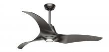 Hunter 52438 - Hunter 60 inch Arwen Granite Damp Rated Ceiling Fan with LED Light Kit and Handheld Remote