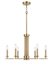 Revolution Lighting LB-627BB - 6 Light Chandelier