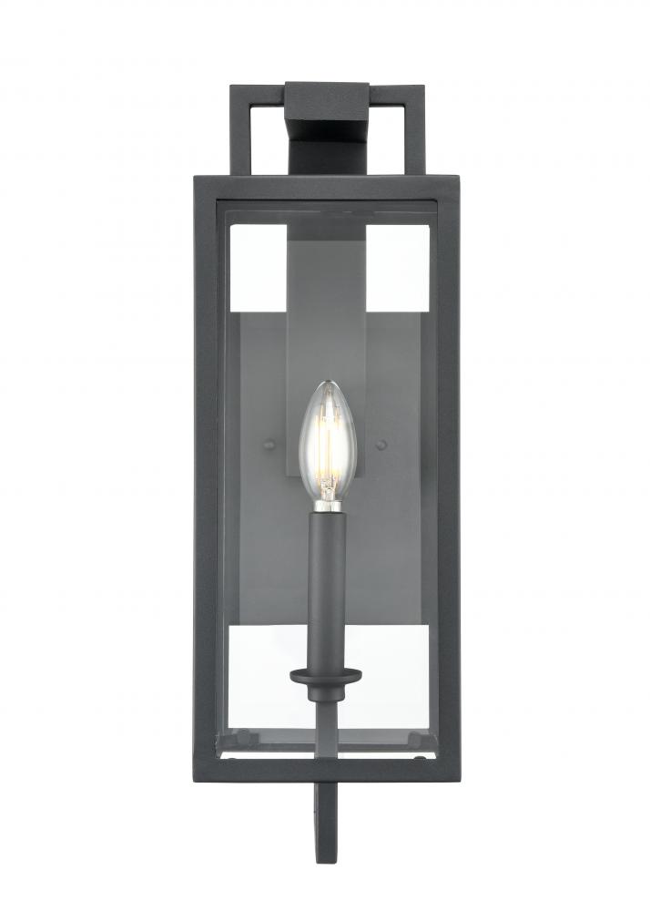 Lamont 1-Light Outdoor Wall Sconce Textured Black