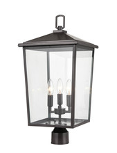 Millennium 2983-PBZ - Fetterton 3-Light Outdoor Post Lantern Powder Coated Bronze