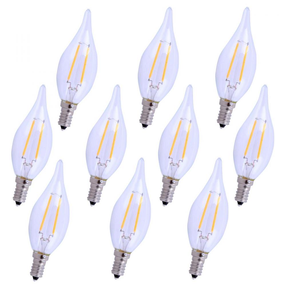 LED E12 CANDELABRA, 5000K, 300 degree, CRI80, ES, UL/CUL, 2.5W, 25W EQUIVALENT, 15000HRS