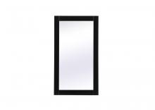 Elegant VM21832BK - Aqua vanity mirror 18x32 inch in black