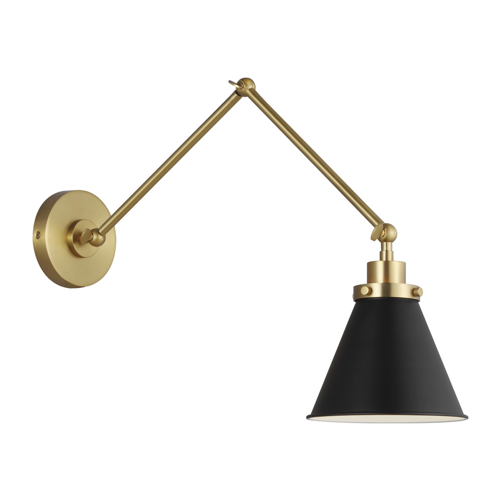 Wellfleet Double Arm Cone Task Sconce