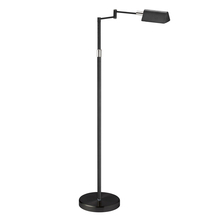 Dainolite 9257LEDF-BK - 9W LED Swing Arm Floor Lamp, Black Finish