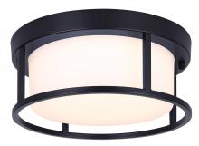 Canarm LOL673BK - VERO LED Integrated Outdoor Ceiling Light, Black Finish