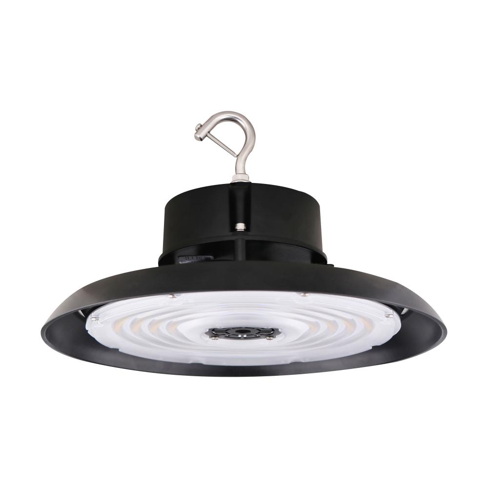 100W UFO LED High Bay; 14000 Lumens; 4000K; 120-277 Volt; 0-10V Dimmable; Black Finish