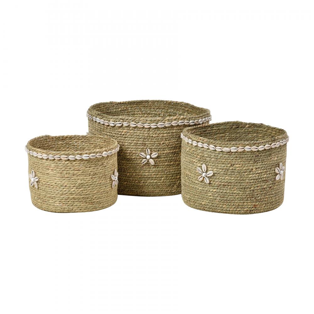 Hanks Basket - Set of 3 Natural